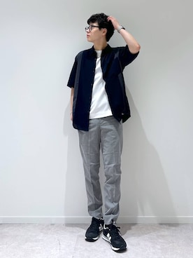 「GLOBAL WORK（グローバルワーク）のアイテム（トップス）」を使った、SOUTAさん（メンズ・175cm）の夏コーディネート