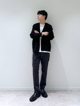 「アイテム（その他シューズ）」を使った、SOUTAさん（メンズ・175cm）の秋コーディネート