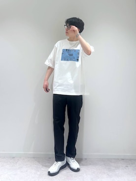 「CASIO（カシオ）の【CASIO】A158WA-1JH【大型店・WEB限定】（アナログ腕時計、グレー系）」を使った、SOUTAさん（メンズ）の春コーディネート