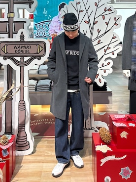 「New Balance」｜「アイテム（ジャケット/アウター）」を使った、SOUTAさん（メンズ・175cm）の冬コーディネート