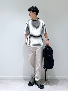 「GLOBAL WORK（グローバルワーク）のアイテム（シューズ）」を使った、SOUTAさん（メンズ・175cm）の夏コーディネート