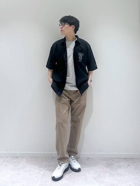 「CASIO（カシオ）の【CASIO】A158WA-1JH【大型店・WEB限定】（アナログ腕時計、グレー系）」を使った、SOUTAさん（メンズ）の春コーディネート