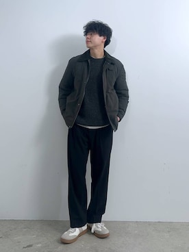「GLOBAL WORK（グローバルワーク）のアイテム（パンツ）」を使った、SOUTAさん（メンズ・175cm）の冬コーディネート