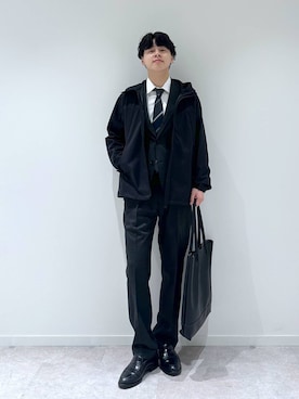 「アイテム（ネクタイ）」を使った、SOUTAさん（メンズ・175cm・20代）の秋コーディネート