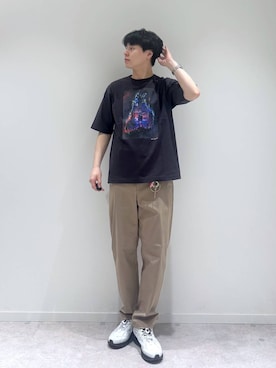 「CASIO（カシオ）の【CASIO】A158WA-1JH【大型店・WEB限定】（アナログ腕時計、グレー系）」を使った、SOUTAさん（メンズ）の春コーディネート