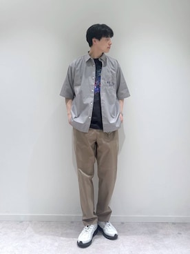 「CASIO(カシオ)のアイテム」を使った、SOUTAさん(メンズ・175cm)の春コーディネート