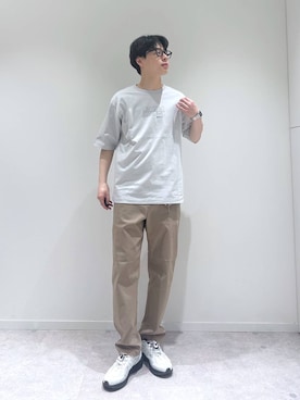 「CASIO（カシオ）の【CASIO】A158WA-1JH【大型店・WEB限定】（アナログ腕時計、グレー系）」を使った、SOUTAさん（メンズ）の春コーディネート