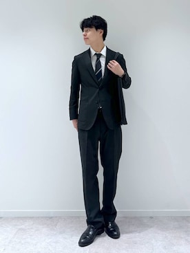 「アイテム（ネクタイ）」を使った、SOUTAさん（メンズ・175cm・20代）の秋コーディネート