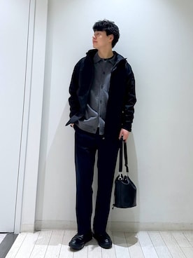 「GLOBAL WORK（グローバルワーク）のアイテム（バッグ）」を使った、SOUTAさん（メンズ・175cm）の秋コーディネート