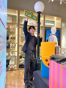 「GLOBAL WORK（グローバルワーク）のアイテム（テーラードジャケット）」を使った、SOUTAさん（メンズ・175cm）の秋コーディネート