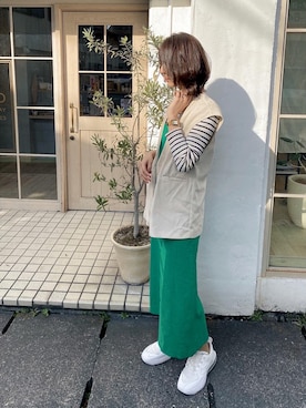 「アントマリーズ」｜___Nanaさん（レディース・170cm）の春コーディネート