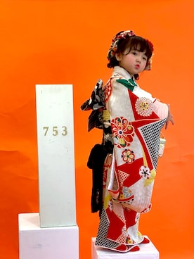 「アイテム（着物）」を使った、soutaさん（キッズ・110cm）の秋コーディネート