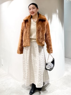 かりんさん（レディース・155cm）の冬コーディネート