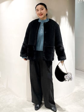 かりんさん（レディース・155cm）の冬コーディネート