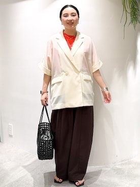 かりんさん(レディース・155cm)の春コーディネート
