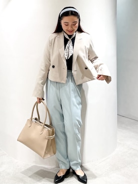 かりんさん(レディース・155cm)の春コーディネート