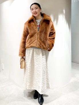 かりんさん（レディース・155cm）の冬コーディネート