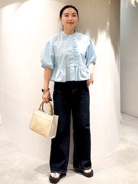 「ブルベ」｜かりんさん（レディース・155cm）の春コーディネート