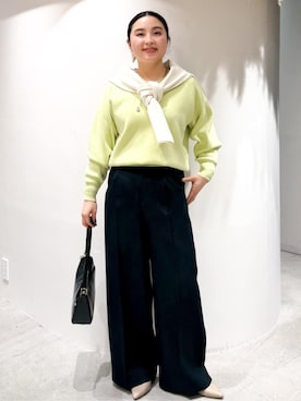 「HusHusH（ハッシュアッシュ）のアイテム」を使った、かりんさん（レディース・155cm）の冬コーディネート