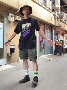 「アイテム（ファッション雑貨）」を使った、awawaさん（メンズ・173cm・40代）の秋コーディネート