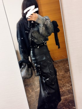 「VIOLETTA（ヴィオレッタ）のアイテム」を使った、たまｏさん（レディース・160cm）の春コーディネート