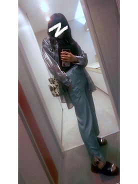 「FIG&VIPER（フィグアンドバイパー）のアイテム（サンダル）」を使った、たまｏさん（レディース・160cm）の夏コーディネート