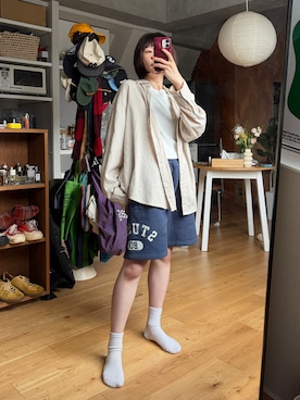 「アイテム（ビューティーグッズ）」を使った、munaさん（レディース・154cm）の夏コーディネート