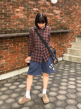 「BOTT（ボット）のアイテム」を使った、munaさん（レディース・154cm）の秋コーディネート