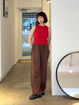 「アイテム（メイクアップ）」を使った、munaさん（レディース・154cm）の夏コーディネート