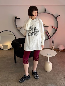 「ReFa（リファ）のアイテム」を使った、munaさん（レディース・154cm）の秋コーディネート