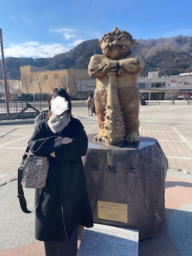 「B.C STOCK（ベーセーストック）のアイテム」を使った、あめさん（レディース・157cm）の冬コーディネート