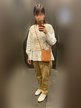 「ポシェット」｜あめさん（レディース・157cm）の冬コーディネート