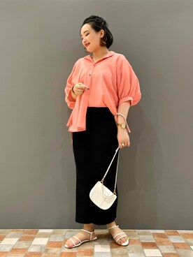 YUKA  MAKINOさん（レディース・158cm）の春コーディネート