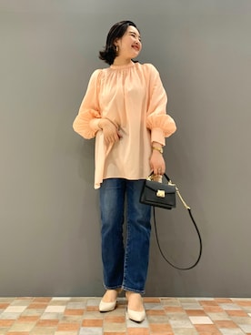 YUKA MAKINOさん(レディース・158cm)の冬コーディネート