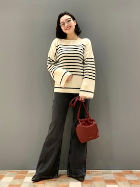 YUKA  MAKINOさん（レディース・158cm）の秋コーディネート