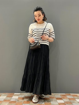 YUKA  MAKINOさん（レディース・158cm）の夏コーディネート