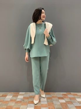 YUKA MAKINOさん(レディース・158cm)の秋コーディネート