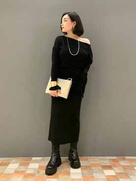 YUKA MAKINOさん(レディース・158cm)の秋コーディネート