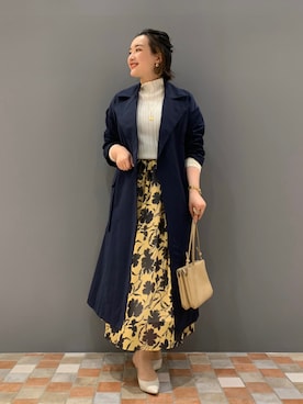 YUKA  MAKINOさん（レディース・158cm）の冬コーディネート