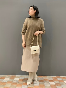 YUKA MAKINOさん(レディース・158cm)の秋コーディネート