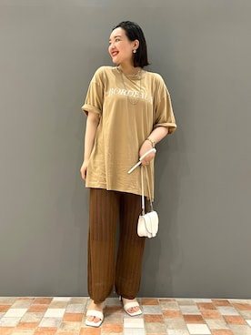 YUKA  MAKINOさん（レディース・158cm）の夏コーディネート