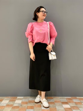 YUKA MAKINOさん(レディース・158cm)の冬コーディネート