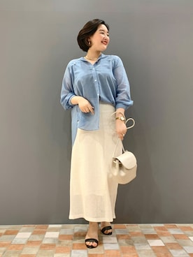 YUKA  MAKINOさん（レディース・158cm）の春コーディネート