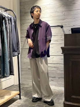 「アイテム（レッグウェア）」を使った、ウエノ シンヤさん（メンズ・176cm・20代）の春コーディネート
