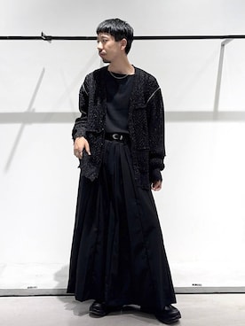「HARE（ハレ）のアイテム（リング）」を使った、ウエノ シンヤさん（メンズ・176cm）の秋コーディネート