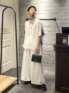 ウエノ シンヤさんの「ベルトシャークサンダル(HARE)」を使ったコーディネート