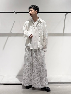 「HARE（ハレ）のアイテム（シューズ）」を使った、ウエノ シンヤさん（メンズ・176cm）の春コーディネート