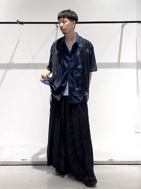 「HARE（ハレ）のアイテム（リング）」を使った、ウエノ シンヤさん（メンズ・176cm）の夏コーディネート