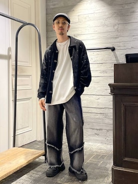 ウエノ シンヤさん（メンズ・176cm）の春コーディネート