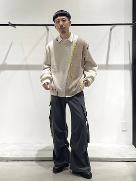 「おでかけ」｜「アイテム（ジャケット/アウター）」を使った、ウエノ シンヤさん（メンズ・176cm）の冬コーディネート